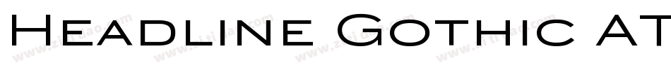 Headline Gothic ATF字体转换